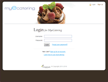 Tablet Screenshot of myecatering.com